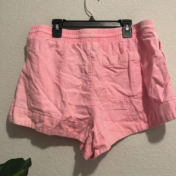 Universal Thread neon pink linen blend shorts Medium - Picture 3 of 5
